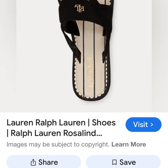 Lauren Ralph Lauren
Rosalind Black Sandals Size 8 - Picture 2 of 9